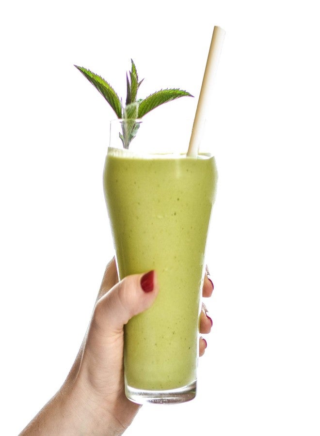 Ecoware Avocado Seed Straws - Extra Strength 100% biodegradable Straws - 50 count, 8.26" unwrapped - Image 5